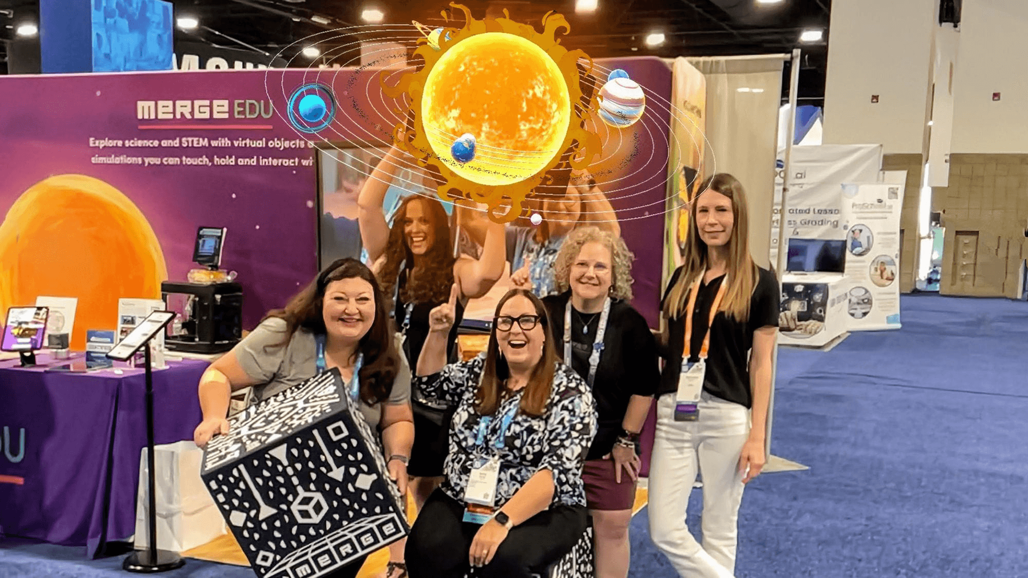 Educators using Merge EDU